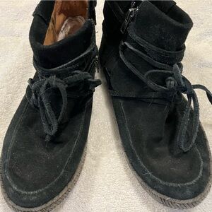 UGG Black Boho Ankle Boots size 8.5